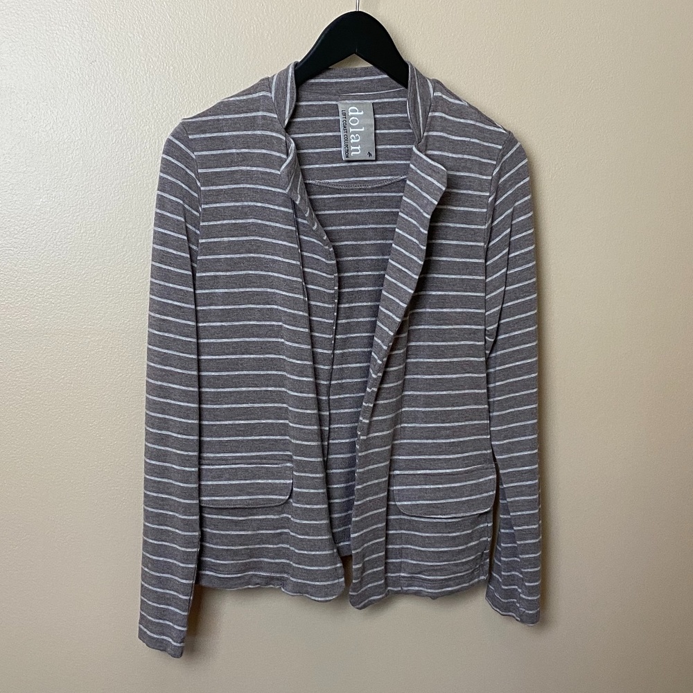 Anthropologie Striped Blazer